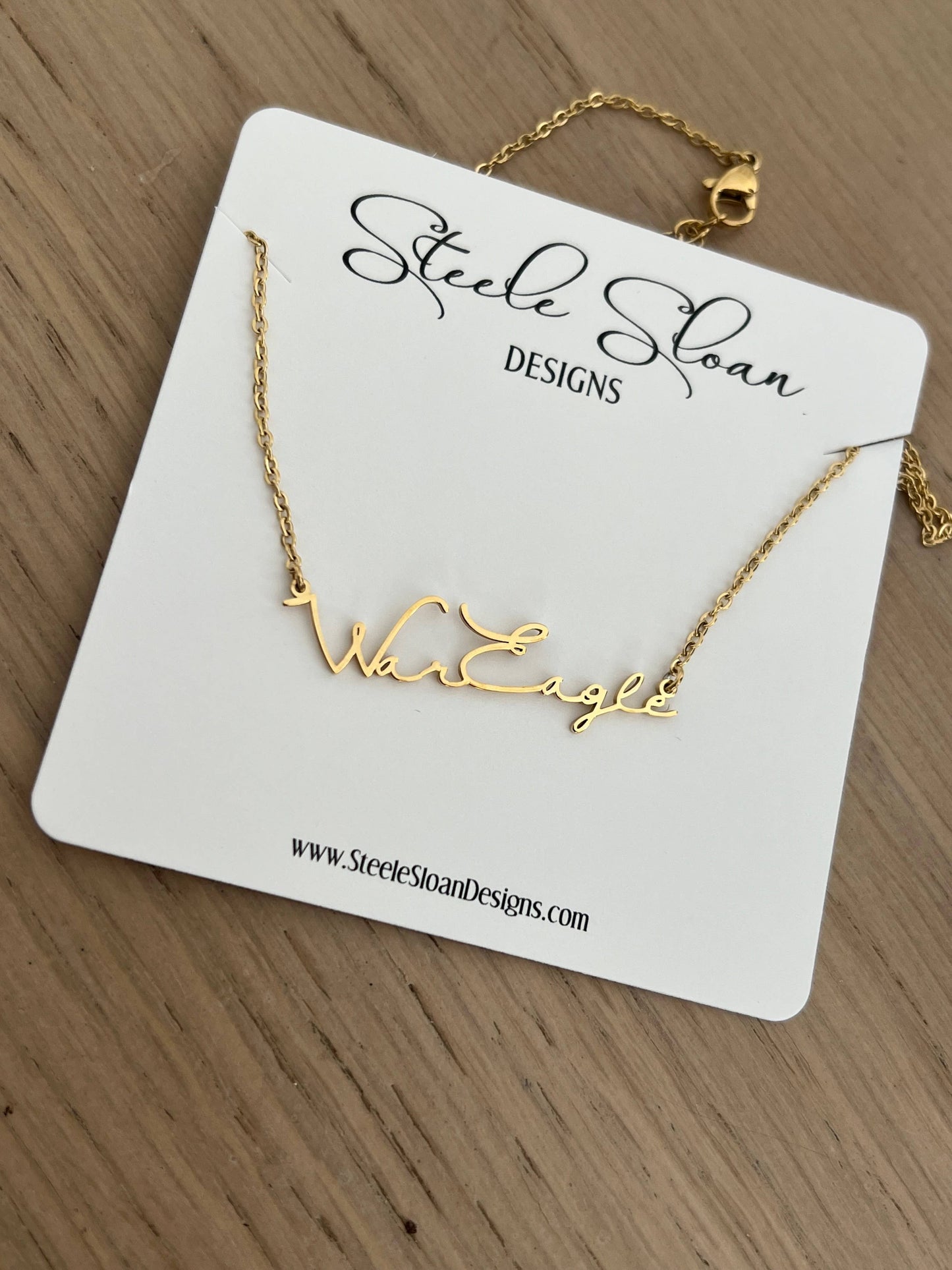 NEW! Auburn War Eagle Game Day Necklace Gift for Auburn Fan