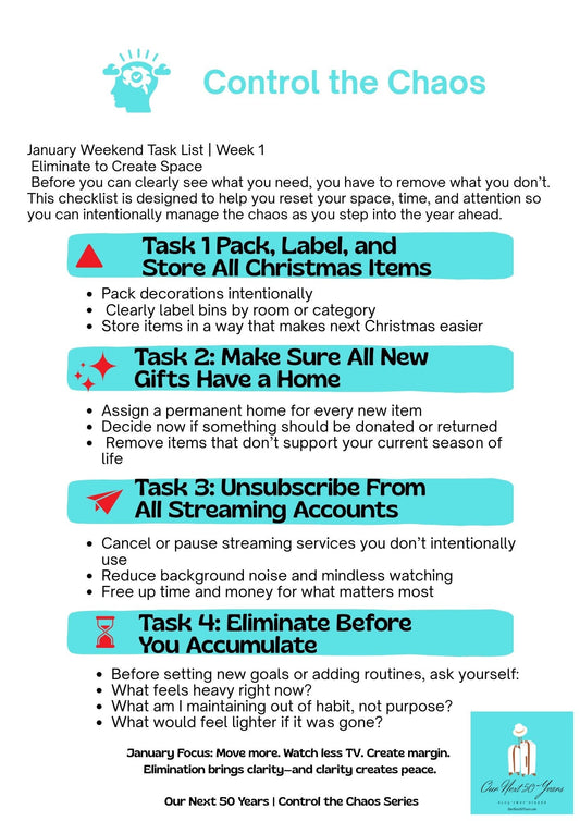 Controlling the Chaos