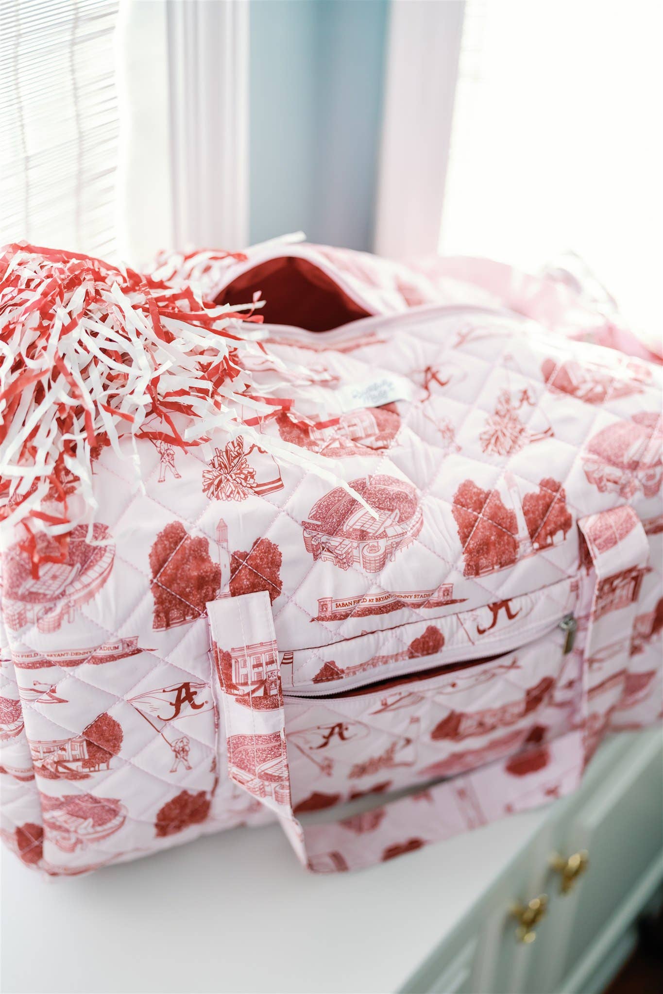 Licensed University of Alabama Quilted Duffle