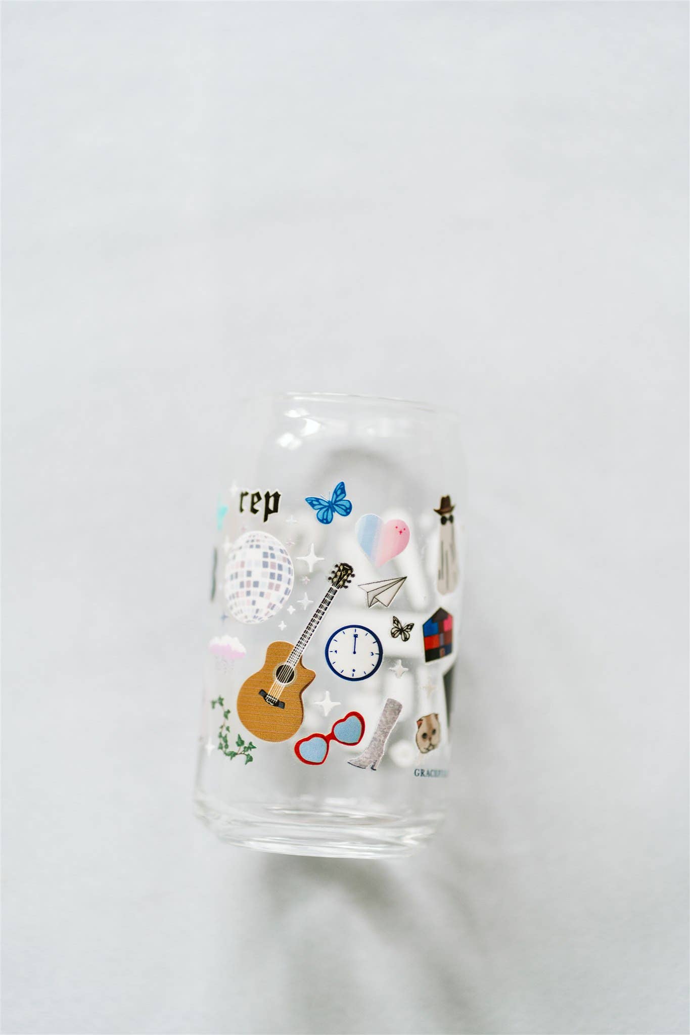 Taylor Swift Glass Cup DISHWASHER SAFE