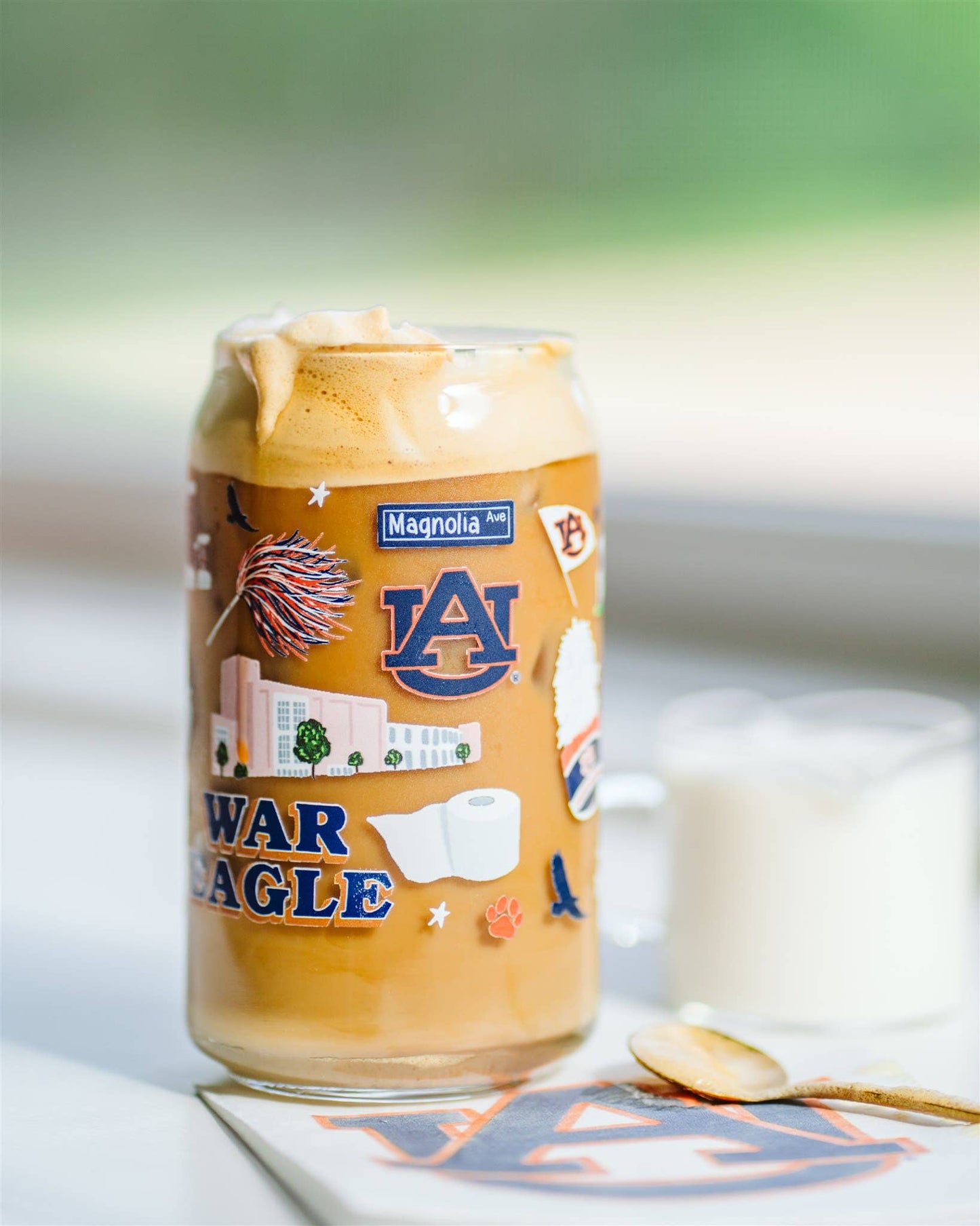 Auburn University Glass Cup