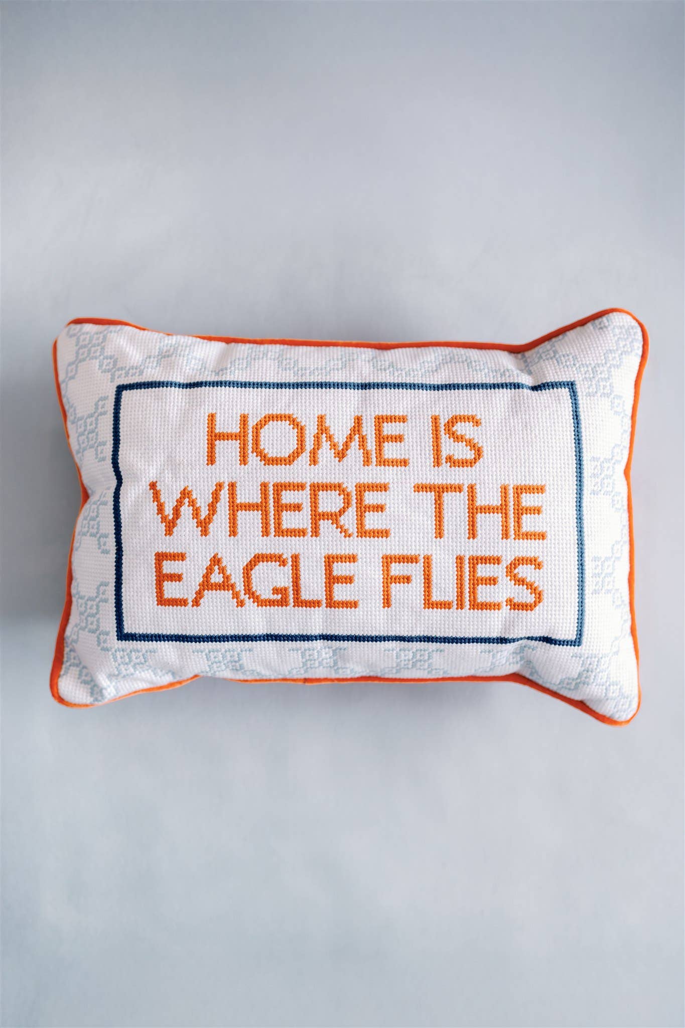 Eagle Needlepoint Pillow