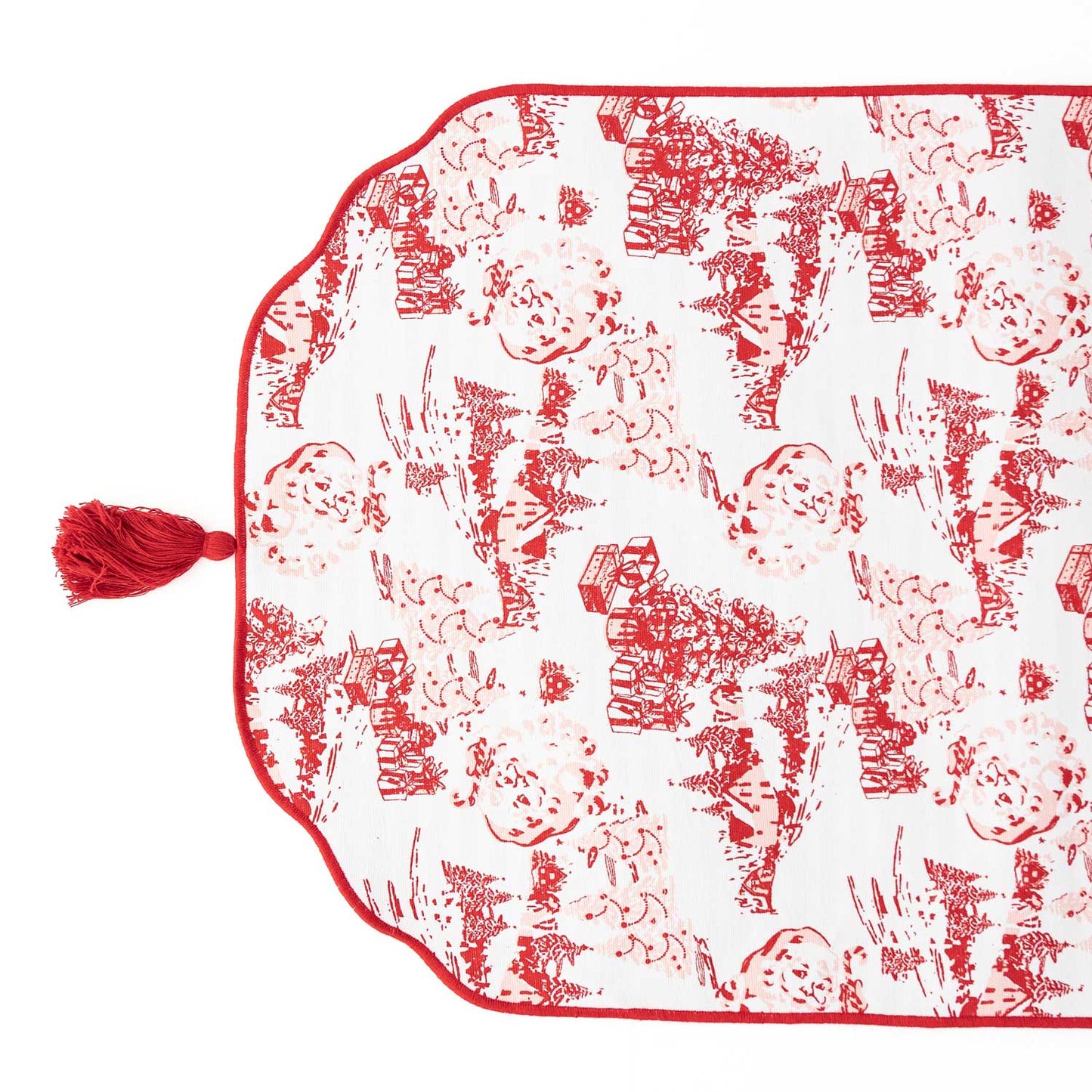 Santa Toile Reversible Table Runner