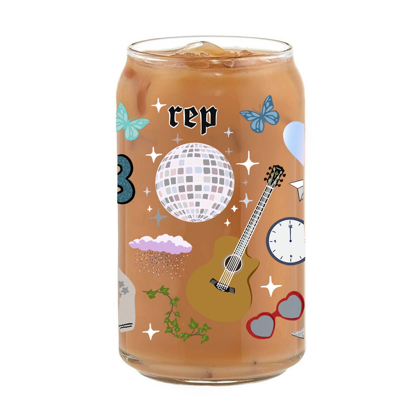 Taylor Swift Glass Cup DISHWASHER SAFE