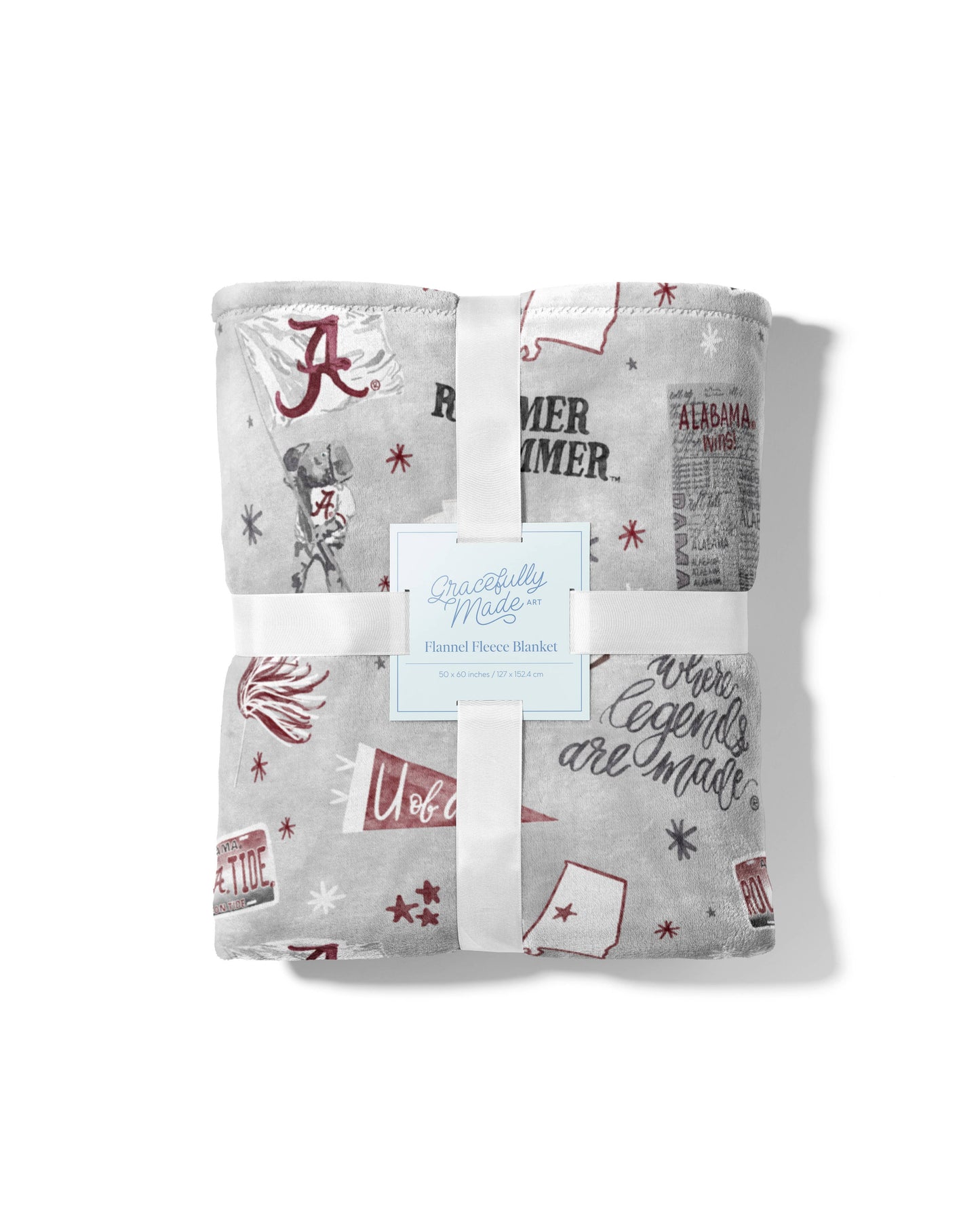 University of Alabama Flannel Fleece Blanket