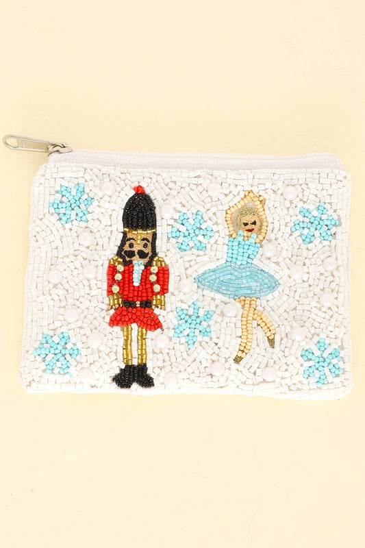 Christmas Nutcracker Ballet Theme Coin Bag