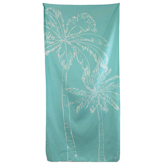 Mazu Beach Towel   Aruba Blue/White   34x70