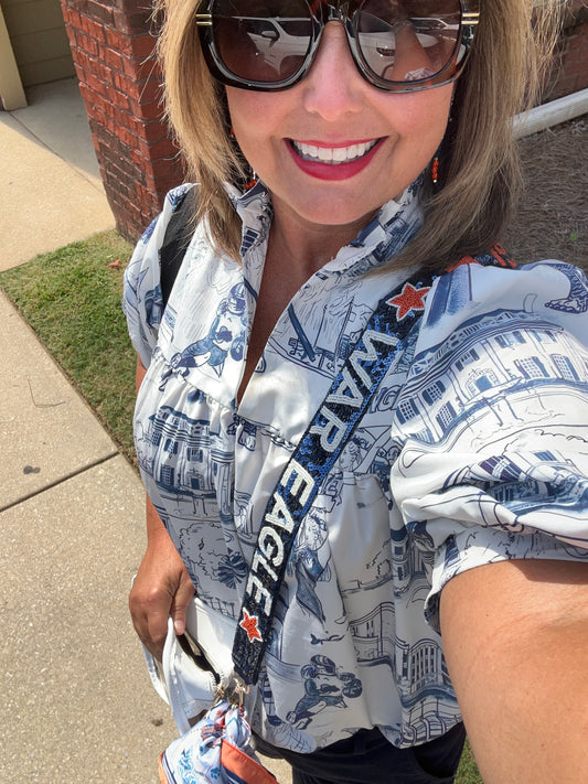 Gameday Purse  Strap - stadium bag: War Eagle