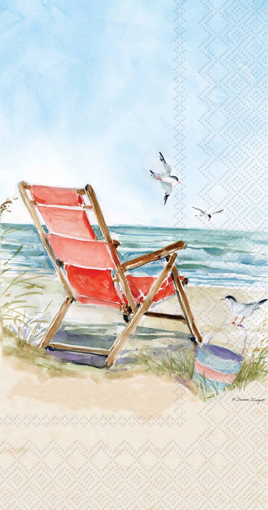 Paper Guest Towel Pack of 16 Beach Chairs