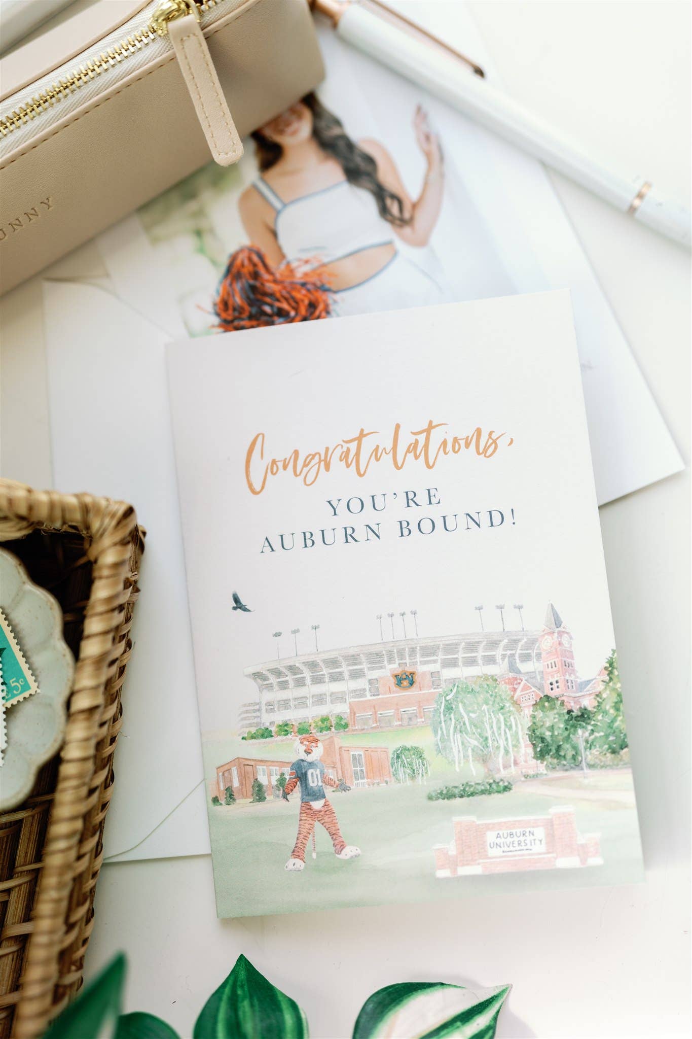 "You're Auburn Bound" Greeting Card, Graduation