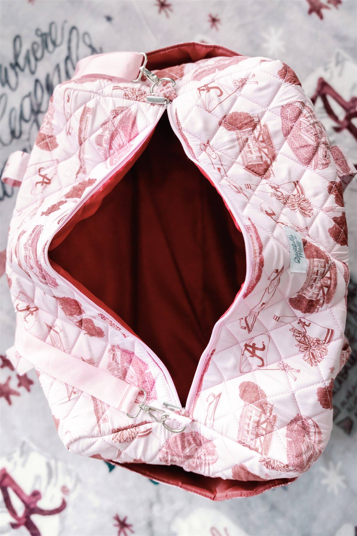 Licensed University of Alabama Quilted Duffle
