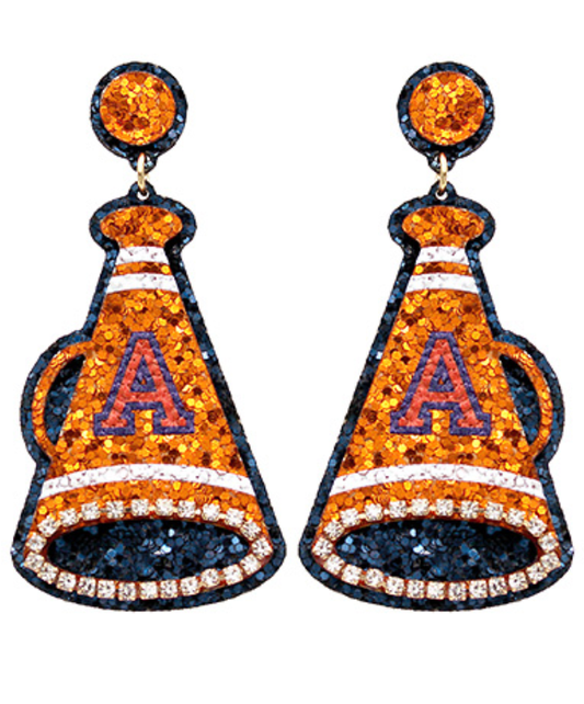 Glitter Auburn Megaphone (Gameday Accessory)