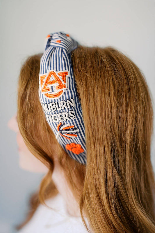 Auburn University Striped Headband